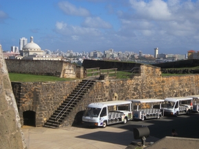 Historical sites have steps, stairs, and extremely steep ramps 