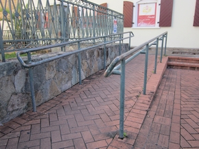 bad sidewalks in Charlotte Amalie