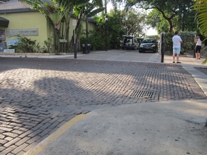 Brick streets near Mallory Square
