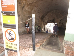 Historical sites have steps, stairs, and extremely steep ramps 