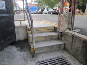 bad sidewalks in Charlotte Amalie